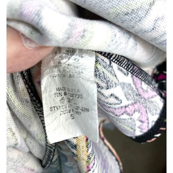 Alya Mixed Geometric Print Fit & Flare Dress Size S - Picture 4 of 5